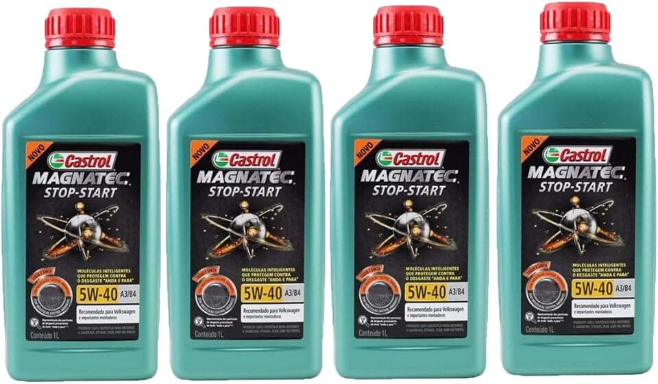 Kit 4 Óleo Motor Castrol Magnatec 5w40 A3/b4 502 00