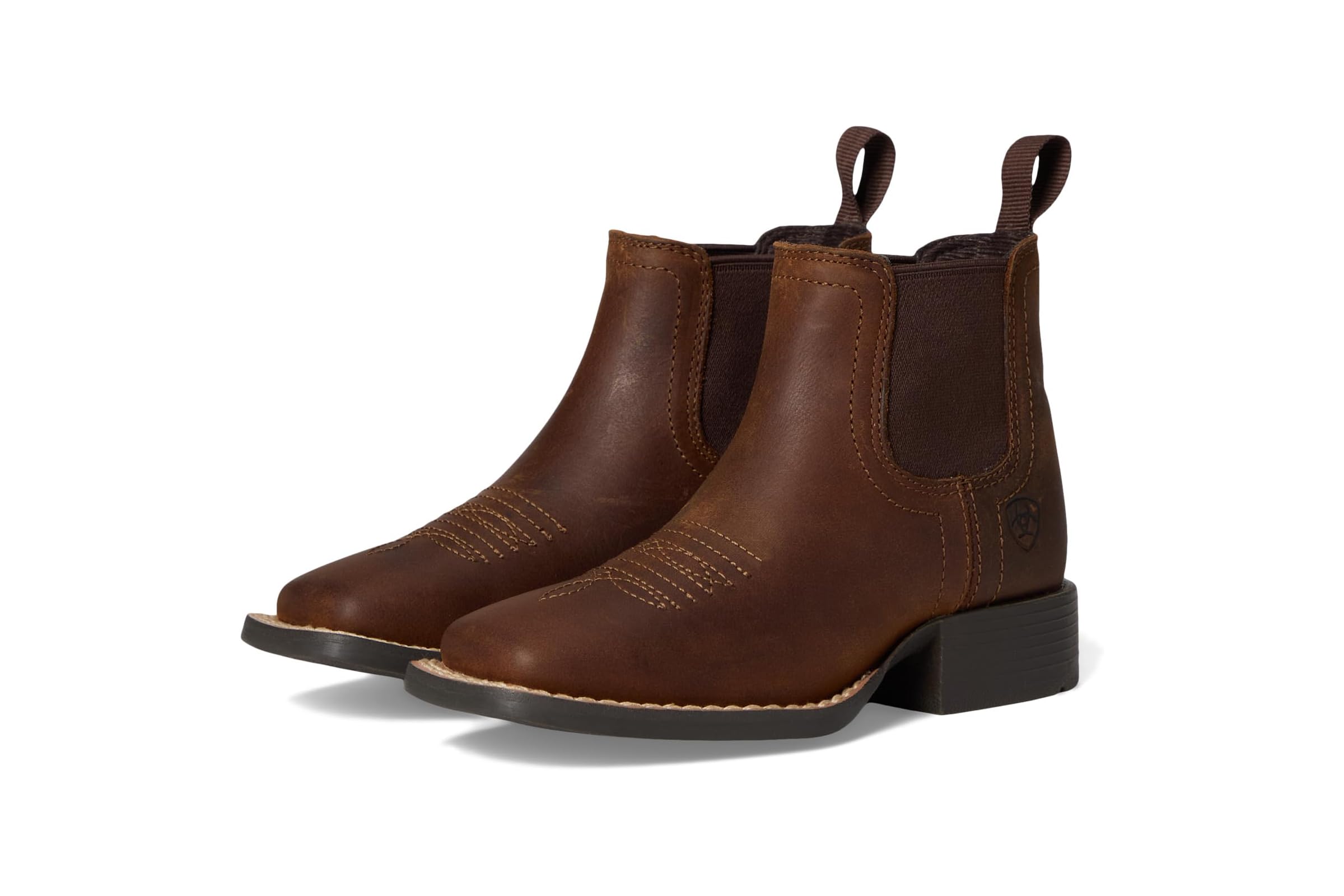 Ботинки Ariat Kids Booker Chelsea Wide Square Toe Western Boots (Toddler/Little Kid/Big Kid)