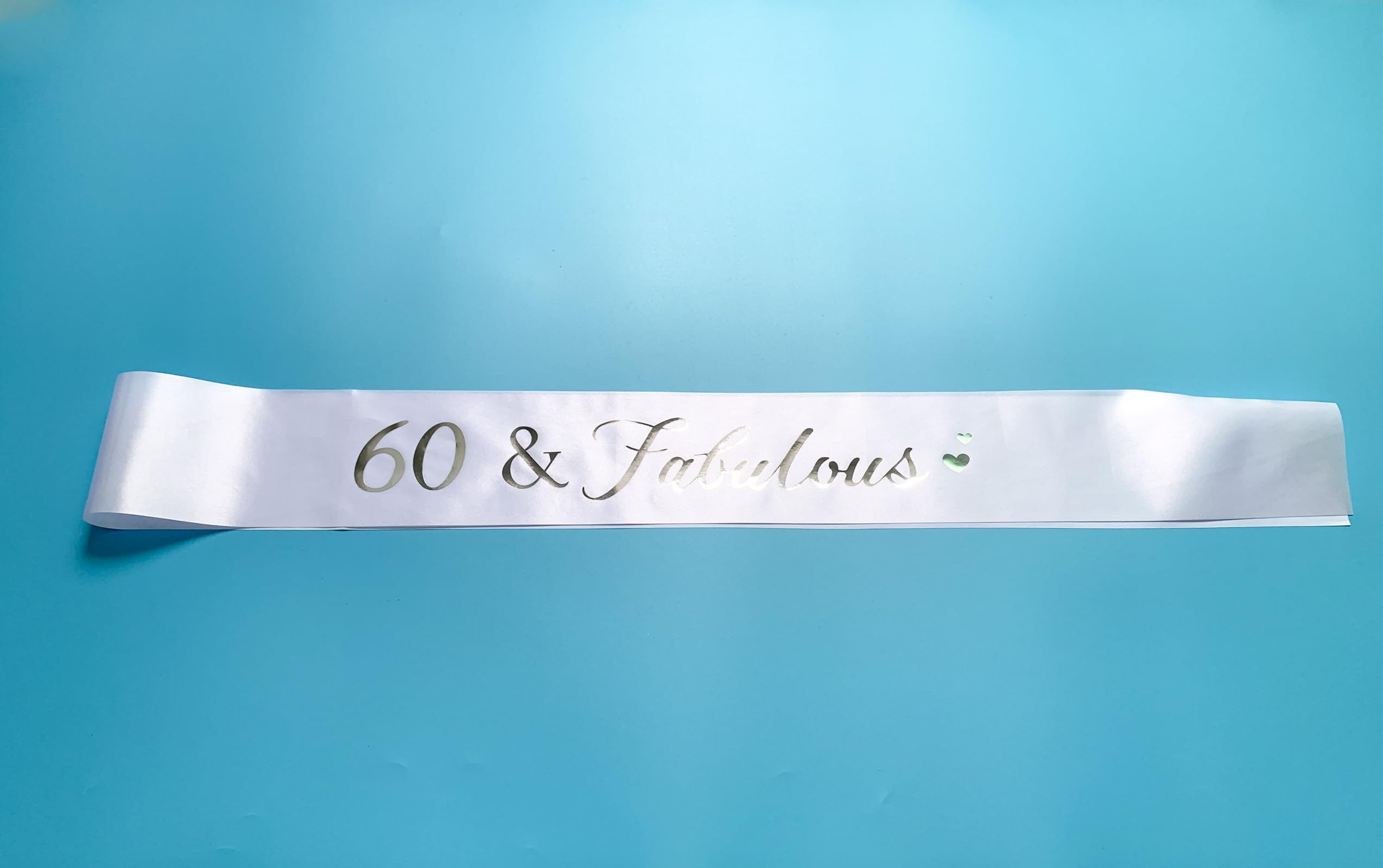 Écharpe Et Diadème 60e Anniversaire Pour Femme, écharpe 60 Ans Et