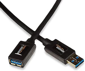 Amazon Basics Rallonge Câble USB 3.0 mâle A vers femelle A 2 m