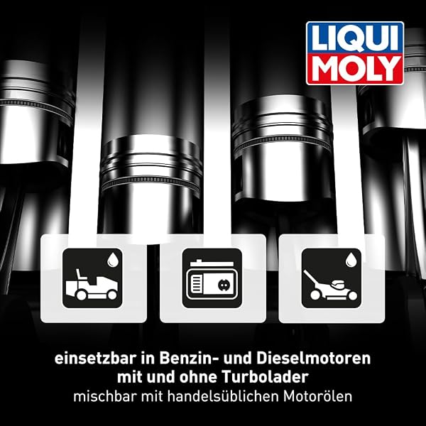 LIQUI MOLY Universal Gartengeräte-Öl 10W-30 | 1 L | mineralisches Motoröl | Art.-Nr.: 1273, farblos - 4