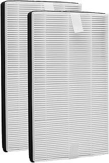 F1 Advanced Allergen Reduction, Compatible with 3M Filtrete C01 T02 Room Air Purifier,H13 Medical Grade HEPA Replacement Filter, 2 Pack