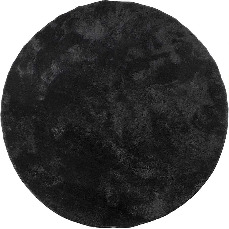 Tapete Redondo 1,50m Quarto Sala Escritório Pelo Macio Antiderrap...