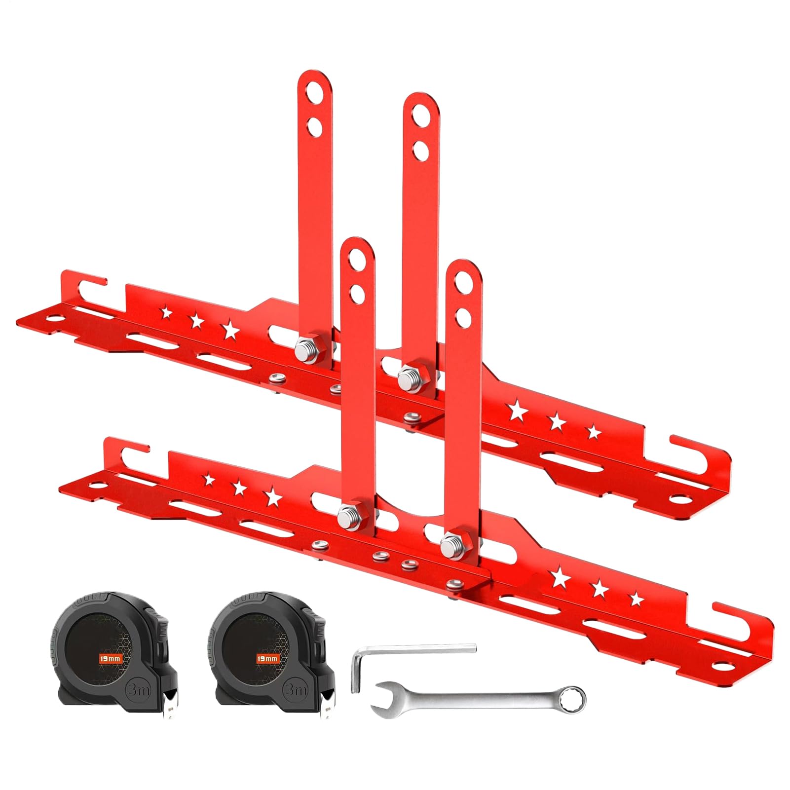 Kit Allineamento Ruote Equilibratura E Riparazione Pneumatici | Strumento allineamento convergenza Per Veicoli Auto Camion Moto Bici Casa Garage Officina