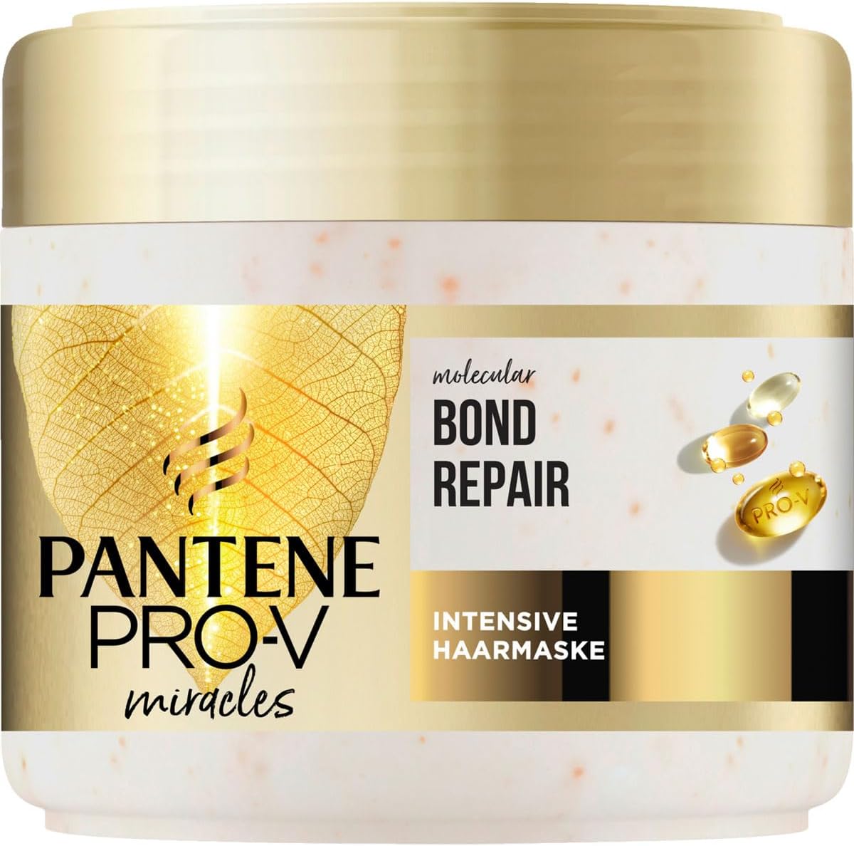 Pantene Professional-V Molecular Bond Restore Soin capillaire en profondeur avec biotine 300 ml, formule concentrée Professional-V pour cheveux extrêmement secs, pour des cheveux visiblement plus sains, renforcés et