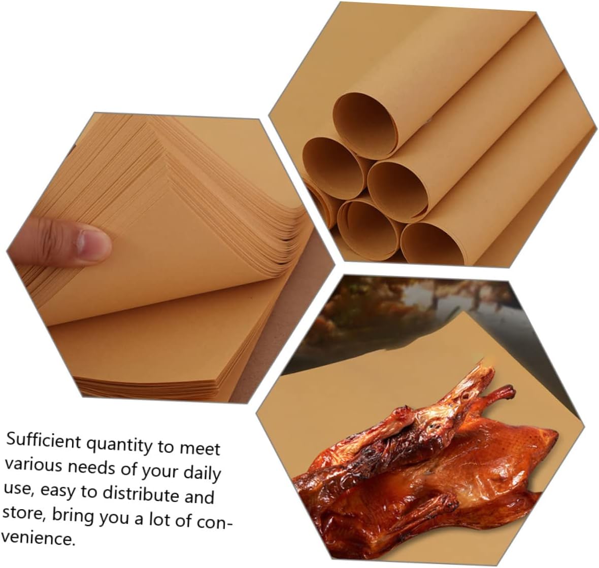 Paper Sheets 300 Count for Bread Sandwich Cheese French Fries Easy to Use and Tear-resistant