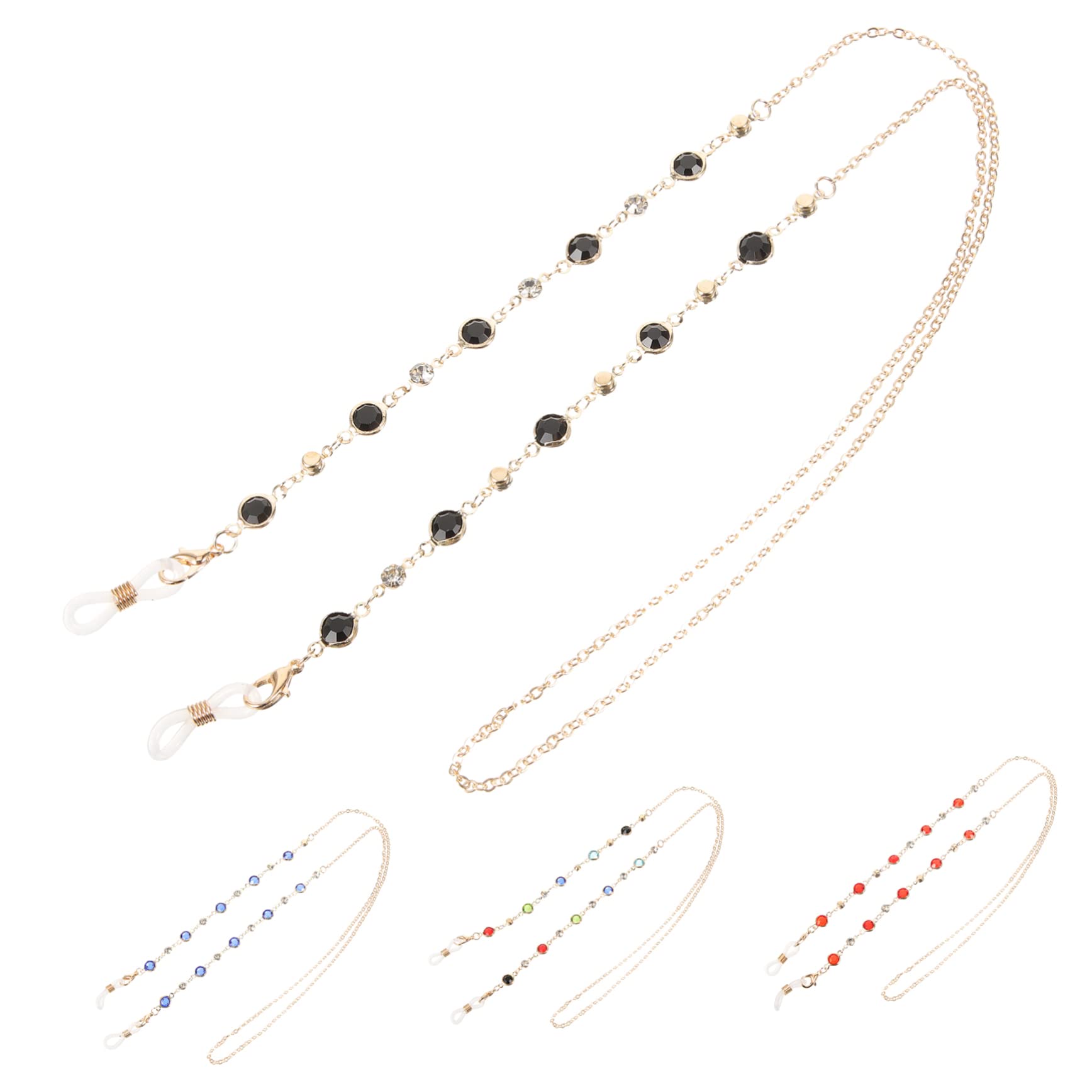 Healvian Conformado Gafas De Sol Cadena De Anteojos Con Cuentas Correas De Anteo Cadena De Gafas Correa De Gafas Correas Para Gafas Accesorios Para Gafas Aleación
