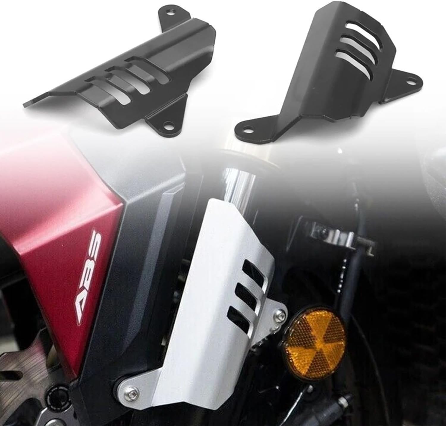 New Motorcycle Side Pair Front Fork Guards Protection Fits for Honda ADV350 Front Fender Anti-Fall Slider Guard Block Accessories Mudguard Side Protection Compatible with ADV 350 Adv 350 adv350 2023