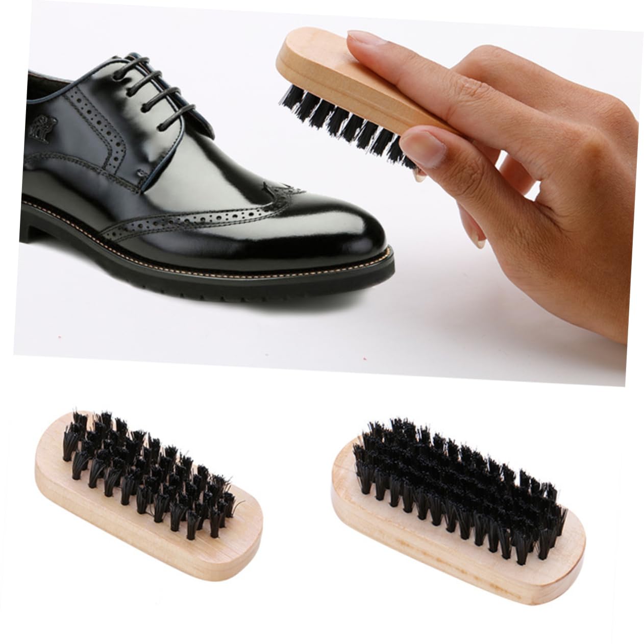 Holibanna 9piezas Cepillos para Zapatos y De Limpieza Portátiles para Pulir Calzado para