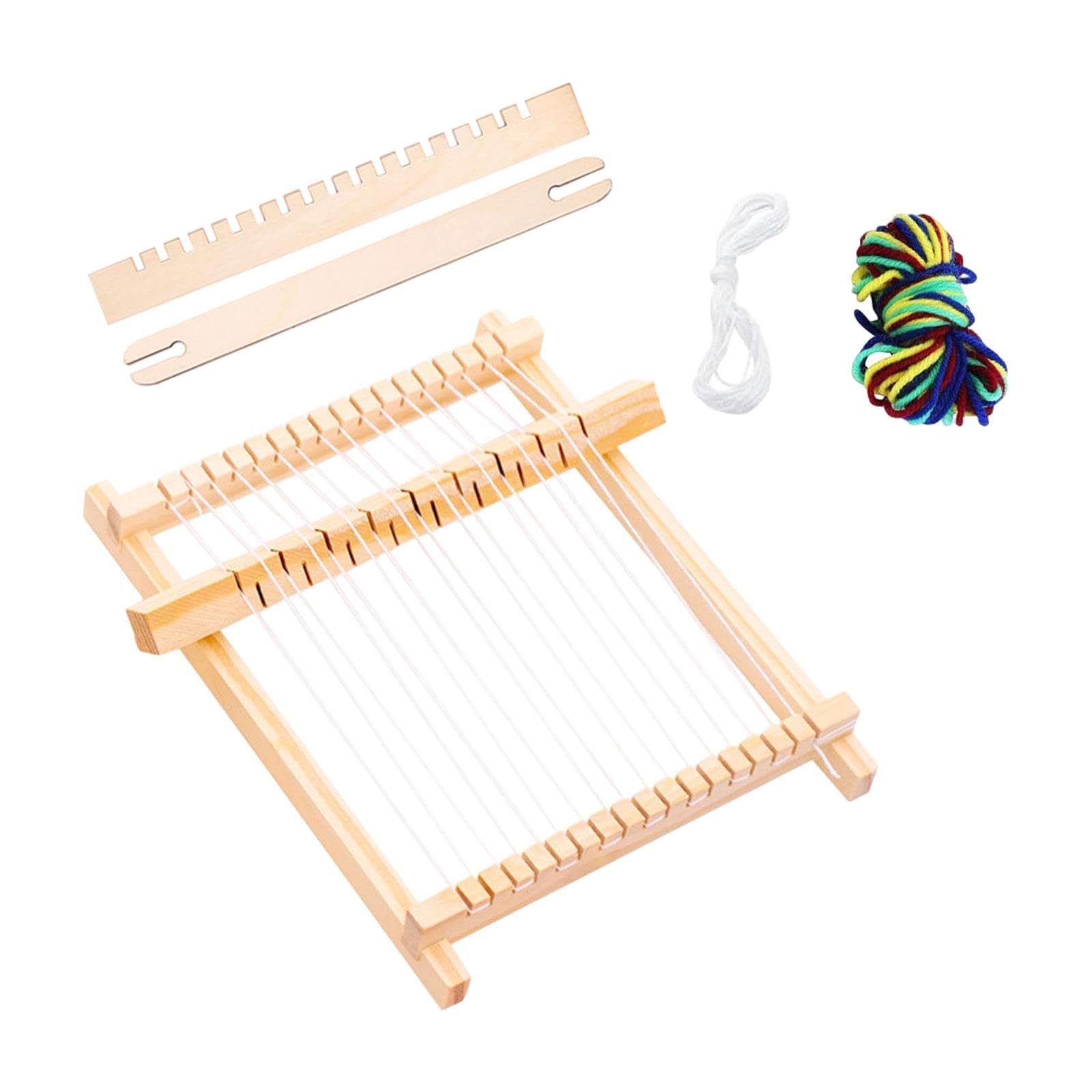 Weaving Looms Kit Mini Hand Knitting Tool for Blankets Sewing Weaving Lovers-image-8