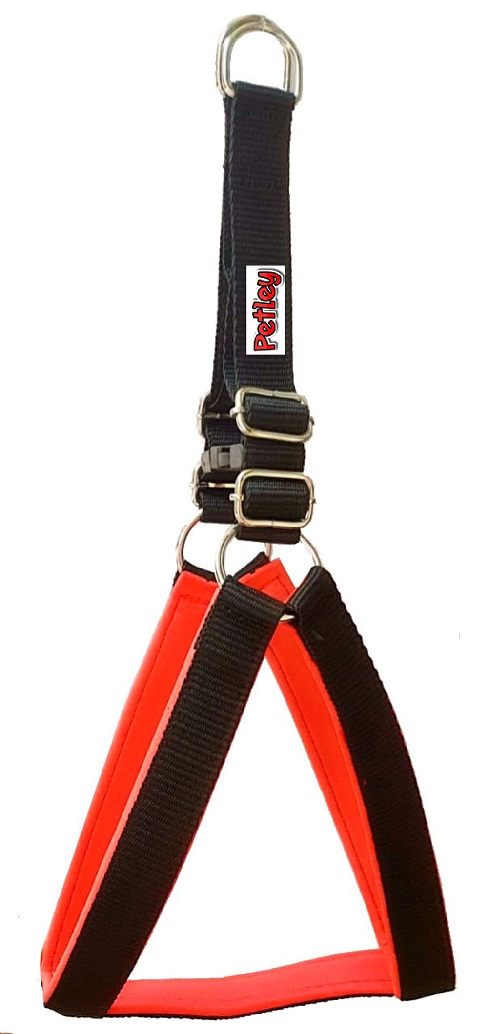 Petley Export Quality Dog Safety Body Belt Harness with Soft Comfortable Padding Inside for Medium Dogs Samoyed, Cocker Spaniel, Corgi, Bull-Dog, Whippet (Black) (B08C7TBDFL) Amazon Price History, Amazon Price Tracker