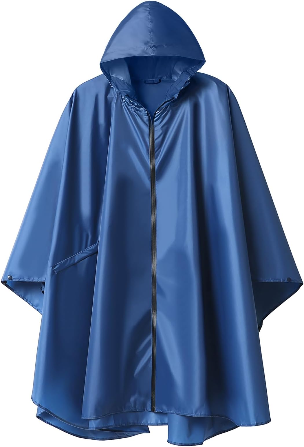 Rain Poncho Jacket Coat Hooded for Adults with Pockets