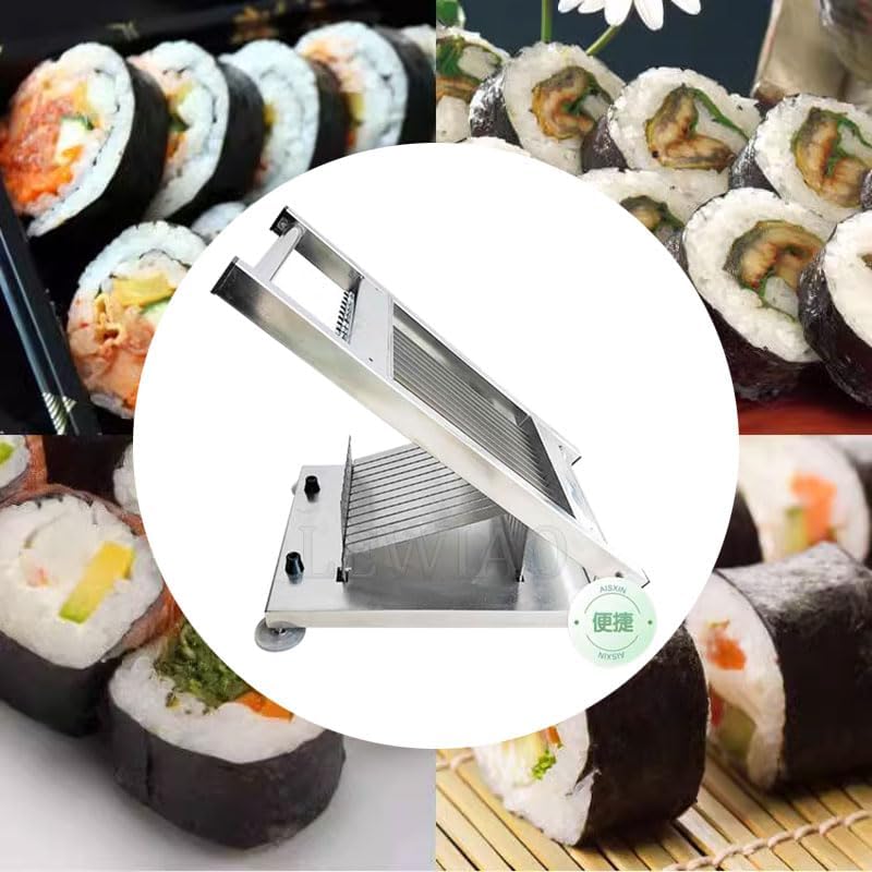 Manual Sushi Roll Cutting Machine Cheese Butter Block Sausage Tofu Cutter Slicer