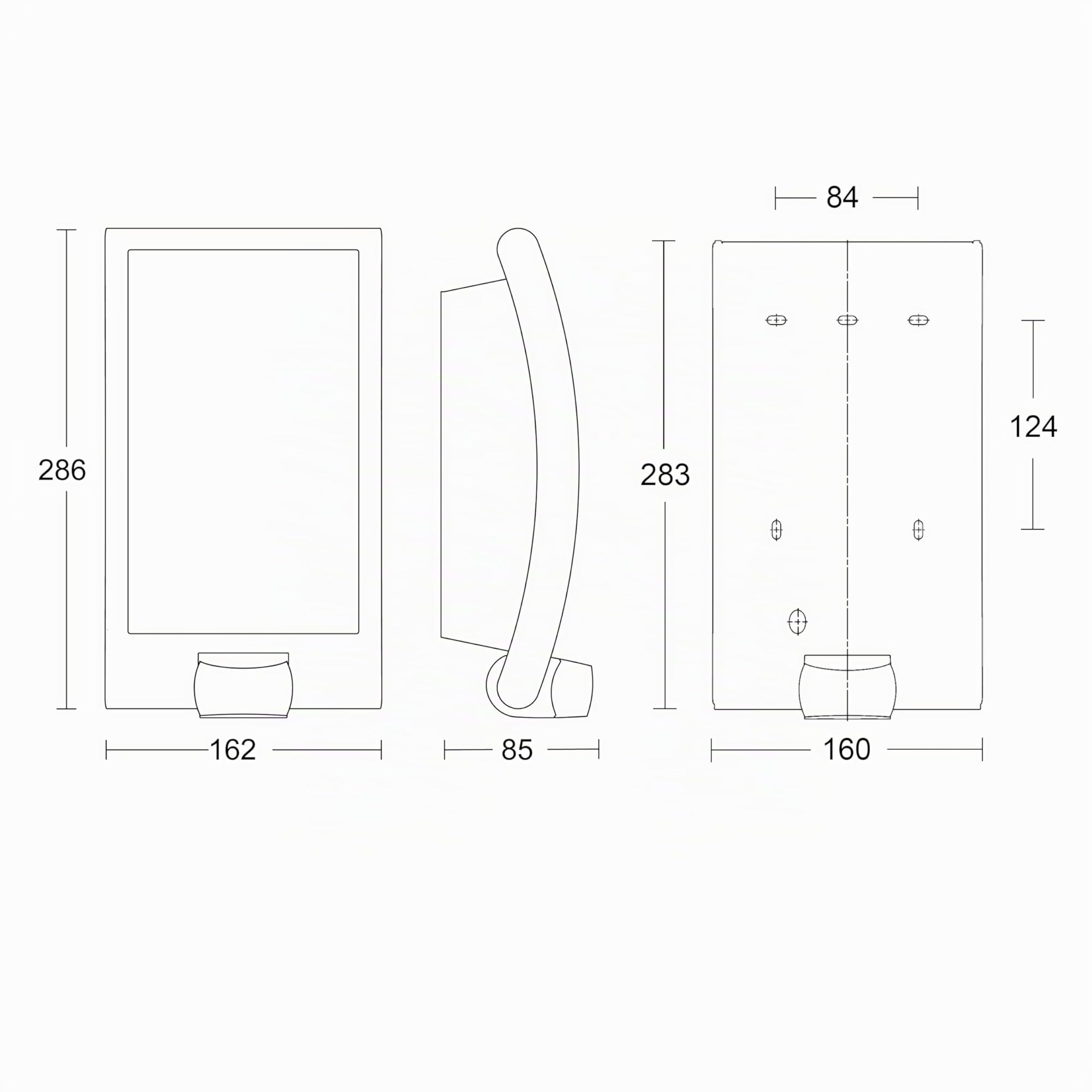 Steinel Applique murale avec détecteur de mouvement L22 gris anthracite - Luminaire extérieur avec capteur de présence portée 10m - Lampe extérieure 60 W