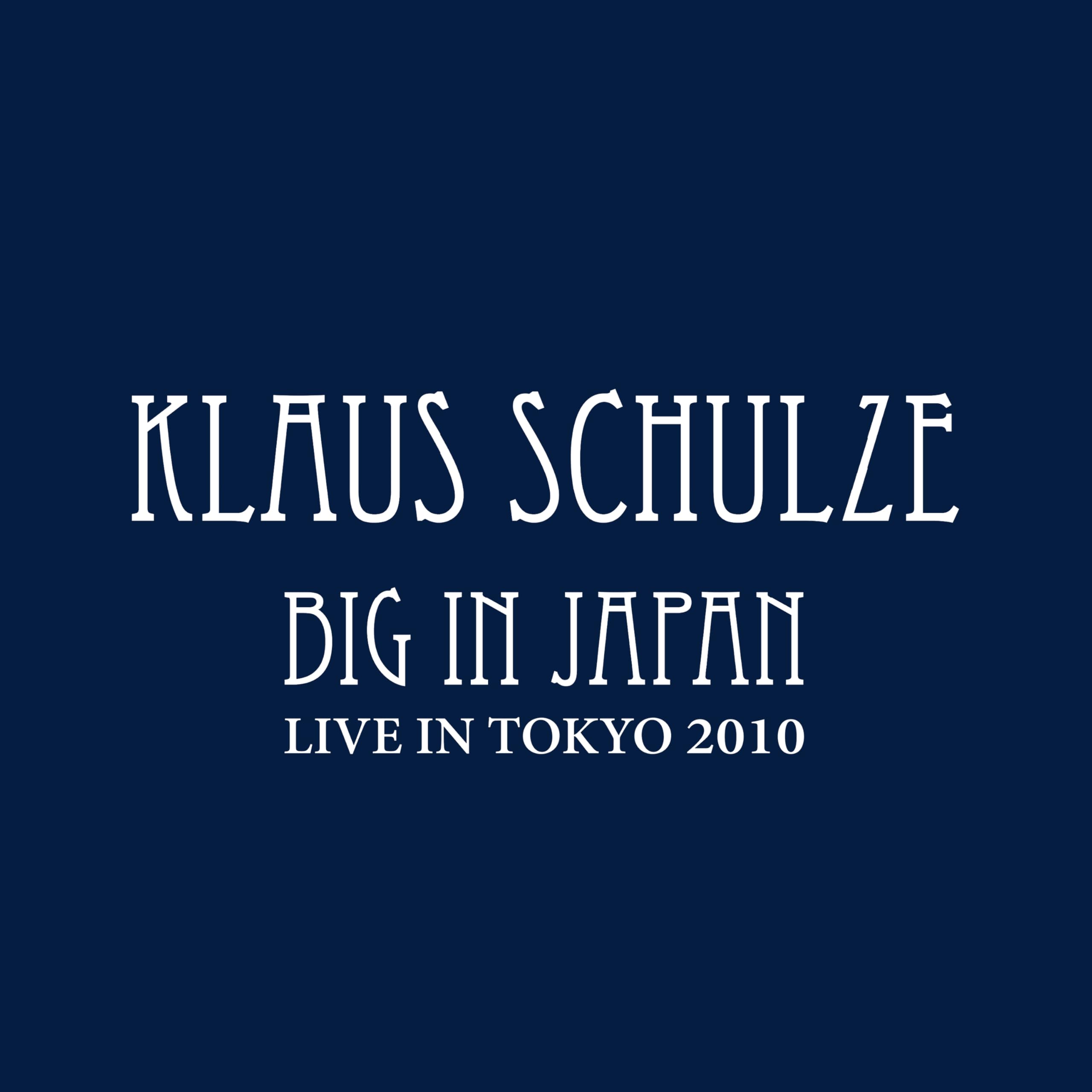 Klaus Schulze CD Album Big in Japan: Live in Tokyo 2010 with DVD