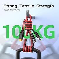 Vista 6 de Cable de extensión de carga solar Bateria Power a XT60, 12AWG 15 pies Cable adaptador de conector solar a XT60 para panel solar a estación