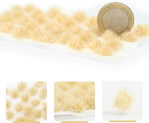 Miniatura 1 de Vegetación en miniatura con arbustos nevados y arbustos con bases de modelo, juego de guerra, bricolaje para ferrocarril, paisaje terreno (C)