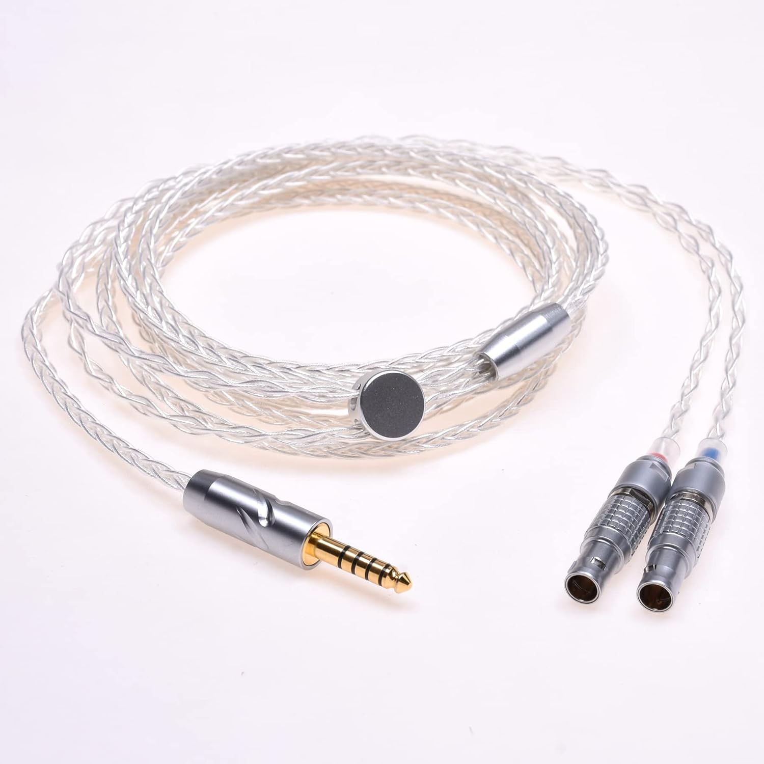 Silver Plated Headphone Upgrade Cable for Focal Utopia Ultra (4FT, 4.4mm Balanced Plug)