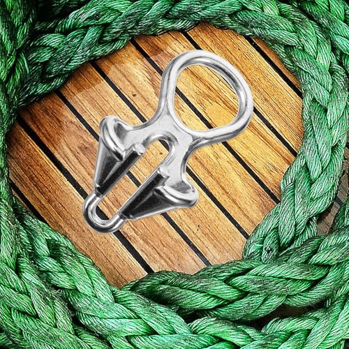 TOYANDONA Stainless Steel Anchor Chain Lock Metal Anchor Chain Stopper for Boats for Yacht Docking and Anchoring Equipment
