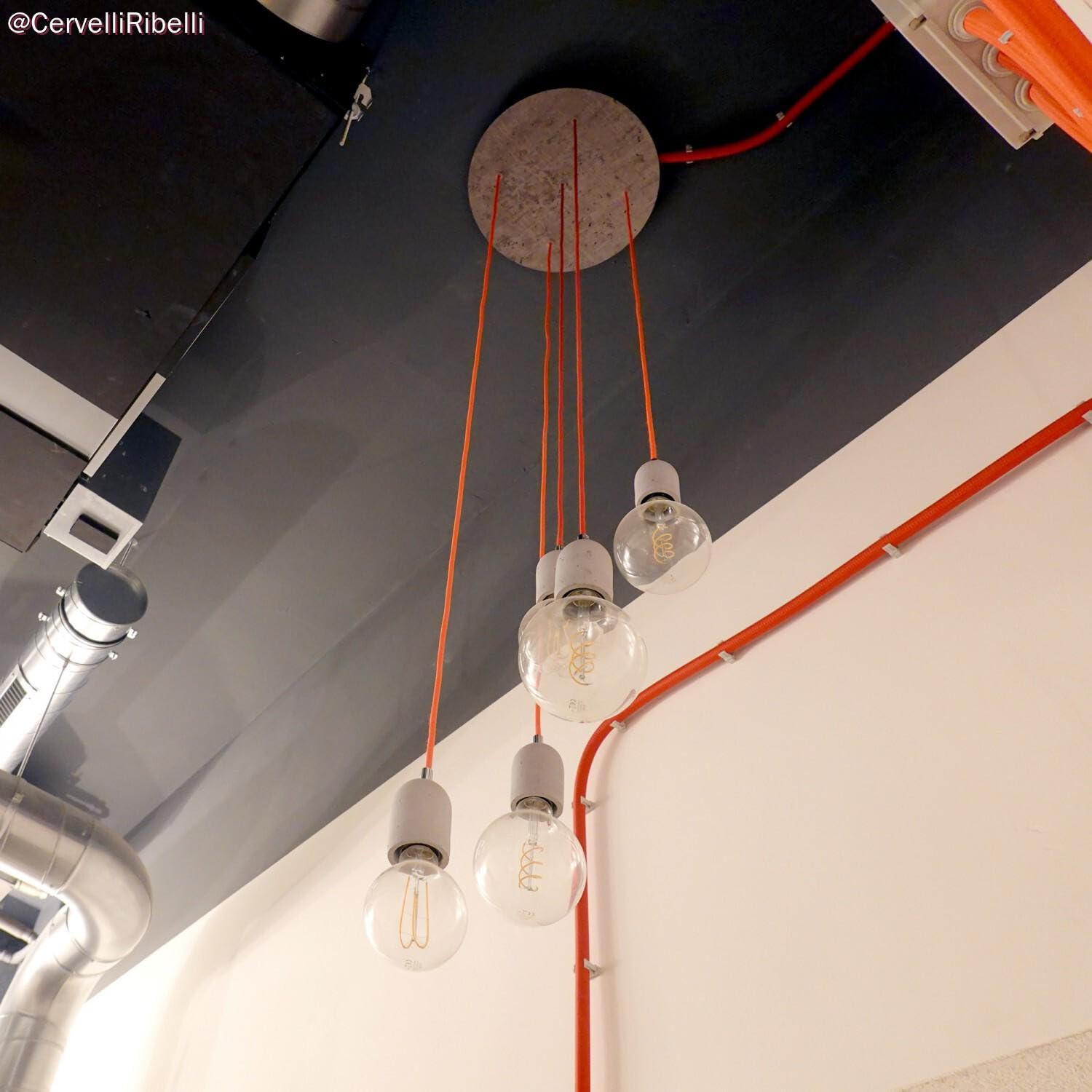 Cement E27 Socket Kit - Light Gray by Creative Cables