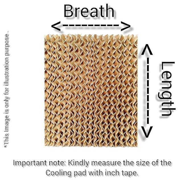PrimeWave Honeycomb Pad for Orient Smart Cool DX 20 Litre Personal Cooler (Brown) view 2