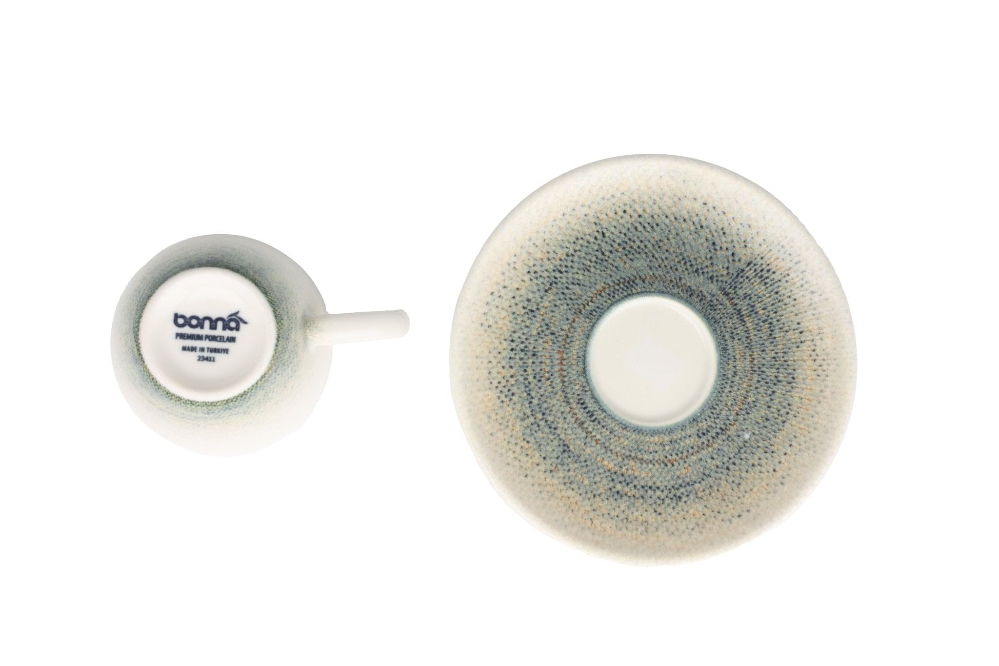 Bonna Sway - Espressotassen und Untertasse - 80 cc - Porzellan - 6er set