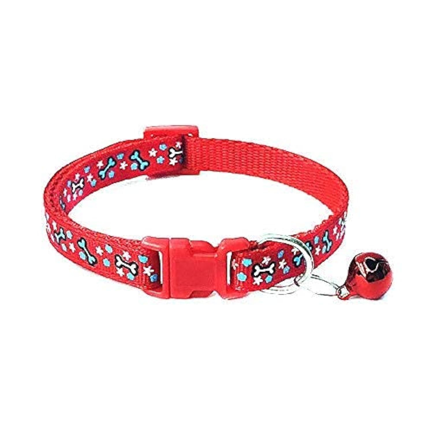Eenty Pet Dog/Cat Collar with Bell Adjustable 19-32cm Reflective Nylon Dog/Cat Collar (2 Pcs Set),Color May Vary (B09KTV1D84) Amazon Price History, Amazon Price Tracker