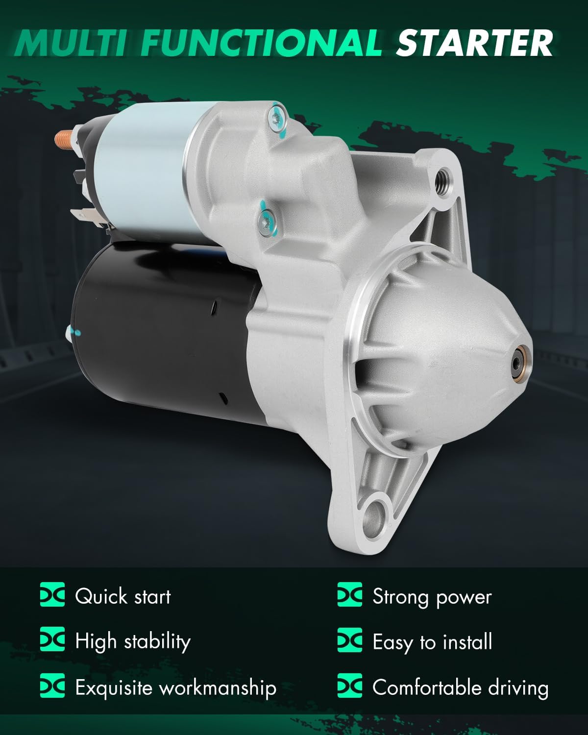 SCITOO Starter Motor fit for Dodge for Neon 2.0L 2003-2005 Replacement Starter 17822