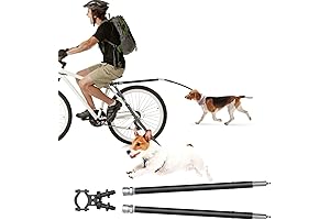 Rotating Dog Bike Leash for 2 Dogs