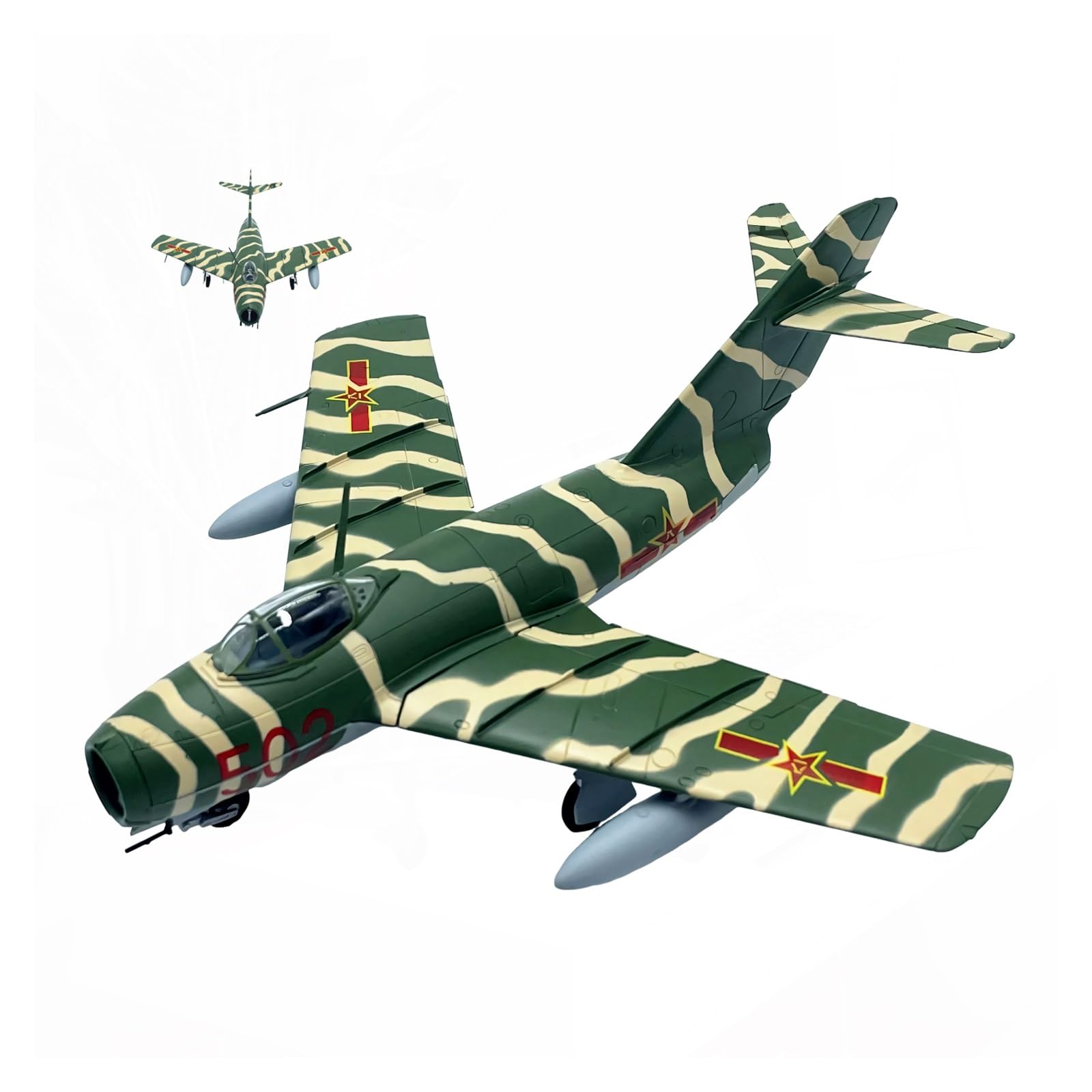 1:72 scala Cina MIG15 metallo pressofuso militare jet combattimento modello pronto display aereo vernice mimetica perfetta decorazione mensola scrivania principianti adulti collezionisti
