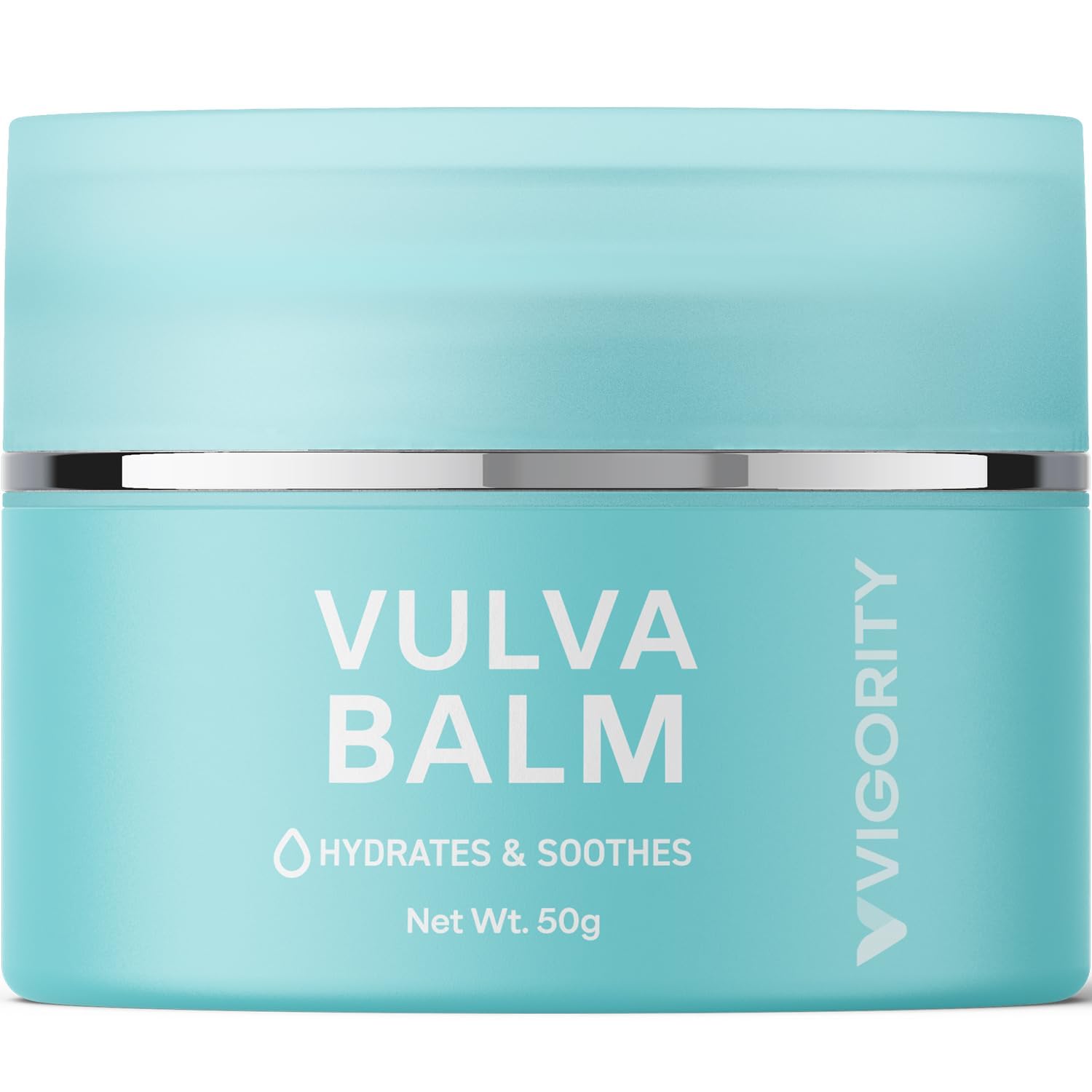 Vulva Balm Vaginal Moisturizer for Women: Natural Vulva Moisturizer & Vulva Cream for Dryness, Itch, Odor & Irritation - Menopause Support With Beeswax, Shea Butter, Emu Oil, and CoQ10 - Estrogen Free