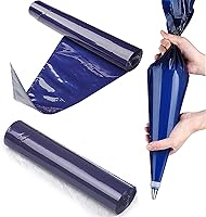 Vista 6 de Bolsas de glaseado grandes de 21 pulgadas para glaseado, con 6 lazos reutilizables para bolsas de glaseado, 50 bolsas de pastelería desechables