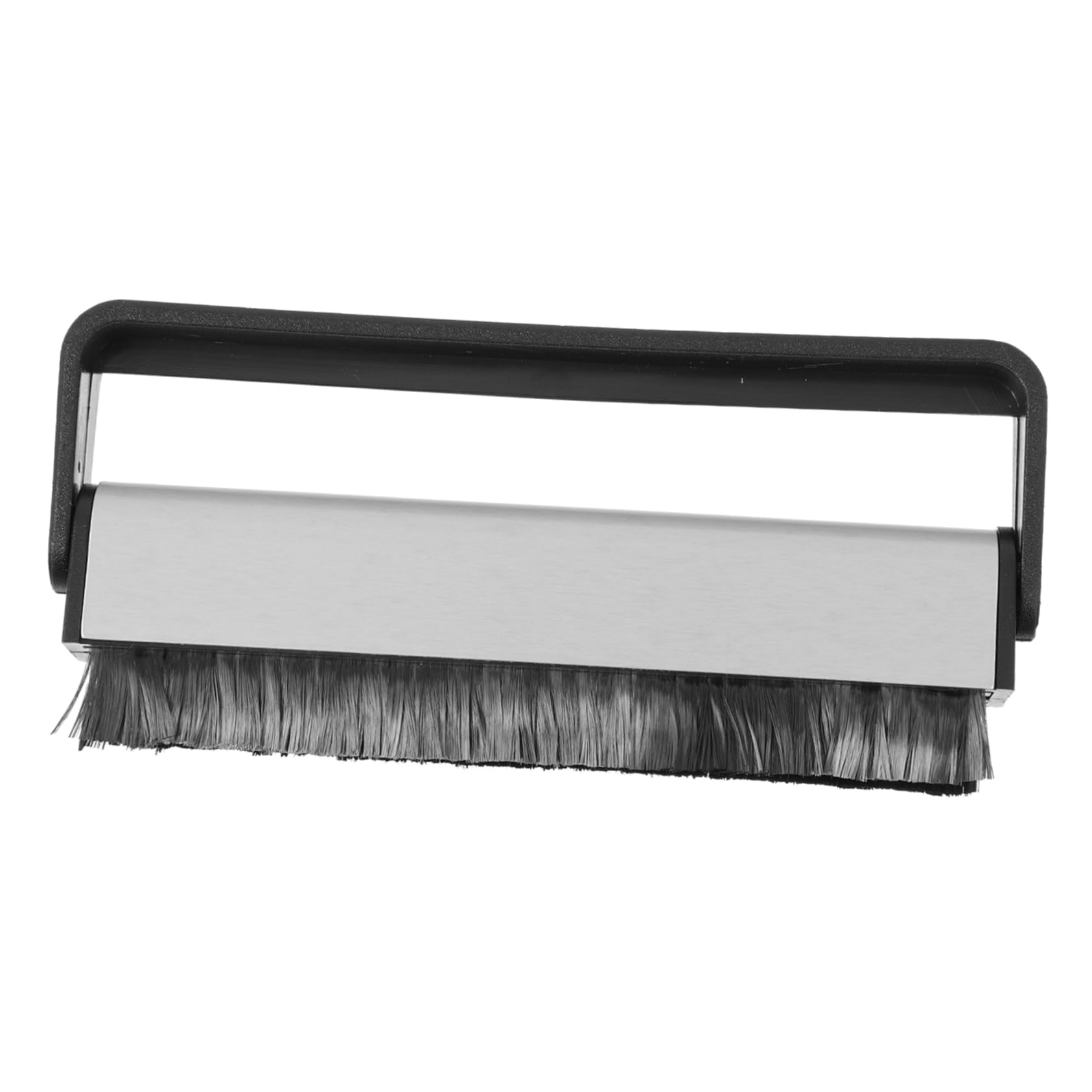 Uonlytech Lot De 4 Brosses De Nettoyage pour Disques Vinyles Manche en Aluminium De Nettoyage Non Compatible avec Votre Collection Montage Mural
