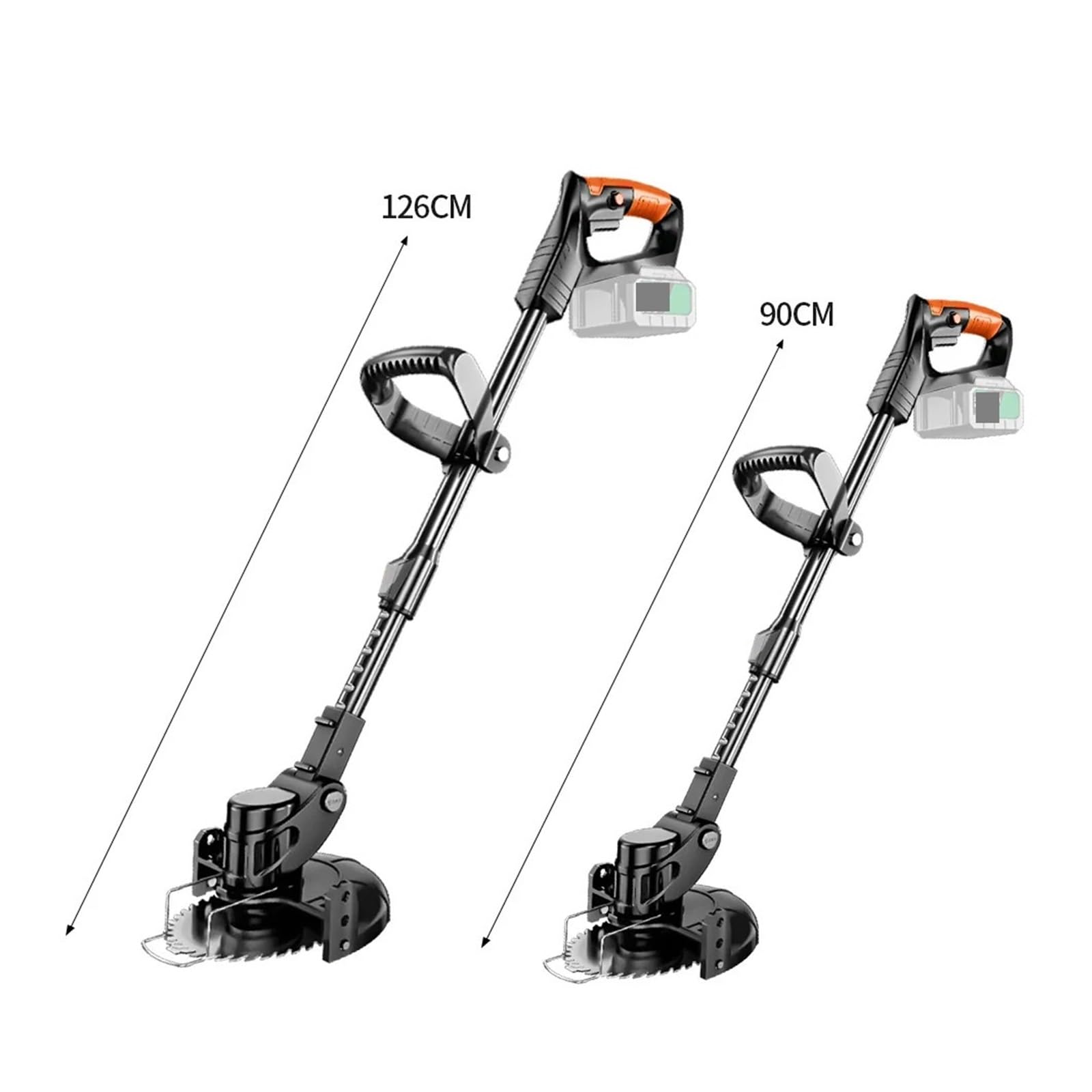 Elektryczna Kosiarka Do Trawy 21 V Ręczna 1880 W Cięcia I Drewna, Długość Regulowana, Z Akumulatorem, Akumulatorowa, Ogrodowa, Przycinania Lekki Dobra Moc(2pc small battery)