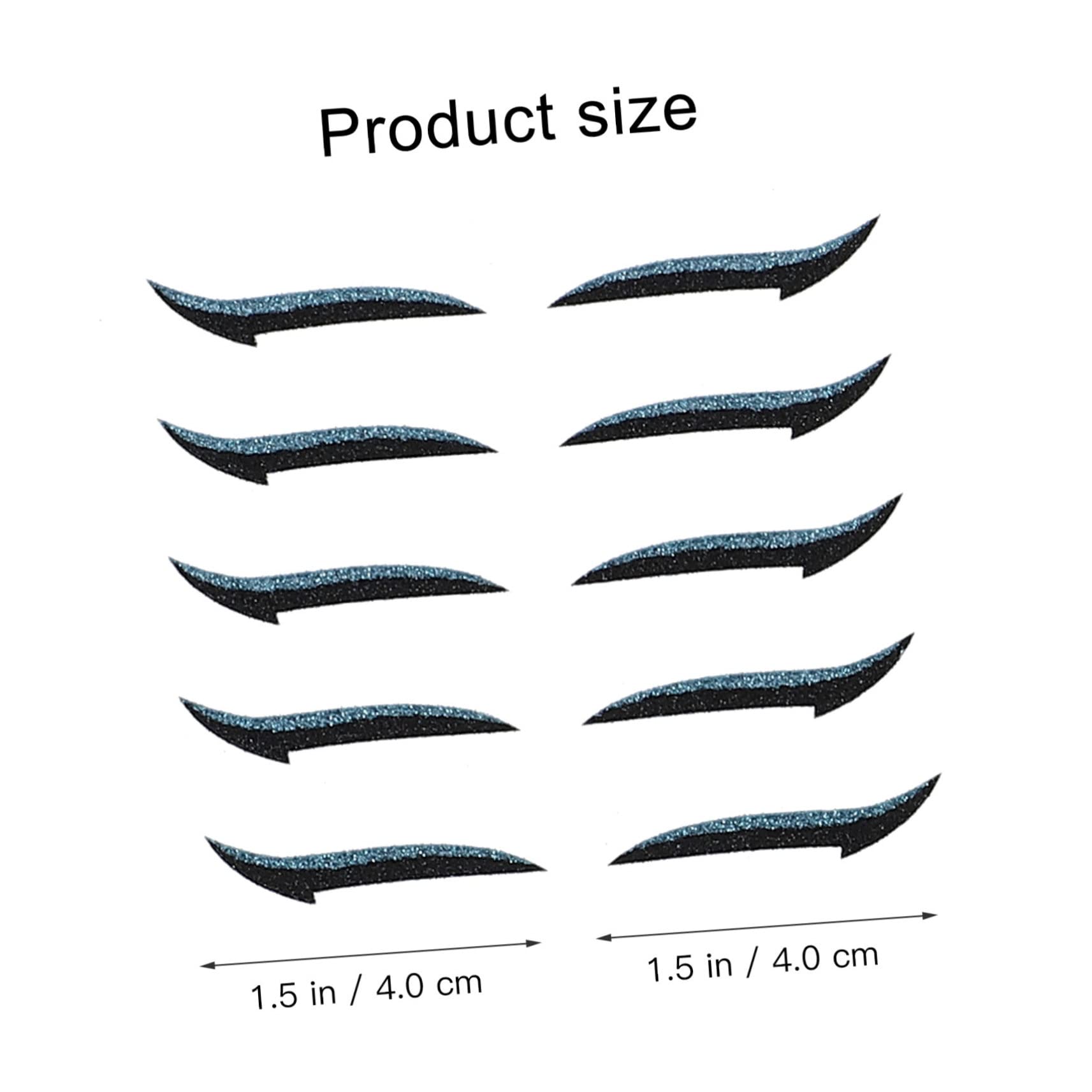 Healvian 200paires Autocollants De Maquillage Pour Yeux De Strips Double Eyelid Éléments De Mode Pour Halloween Soirées Cosplay Et Autres Occasions