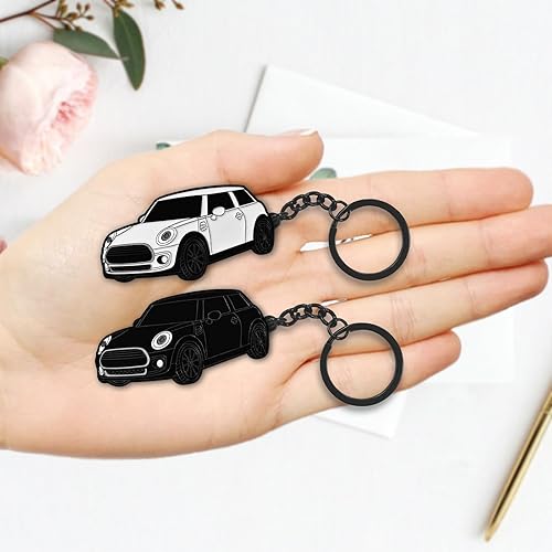 Miniatura 3 de glahorse Llavero Mini Cooper, para accesorios Mini CooperCooper S 2014-2022,Llavero de metal