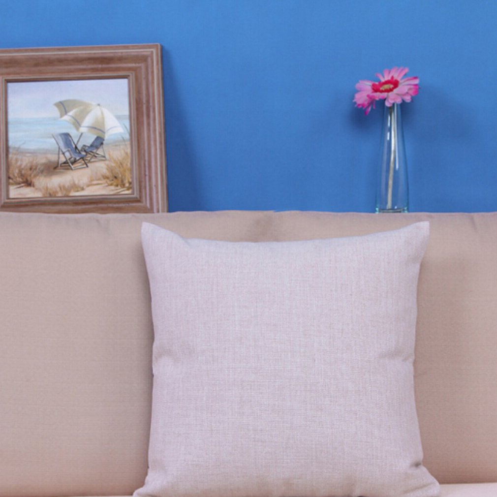 Nunubee Housse De Coussin En Lin De Coton 45X45Cm Housse De