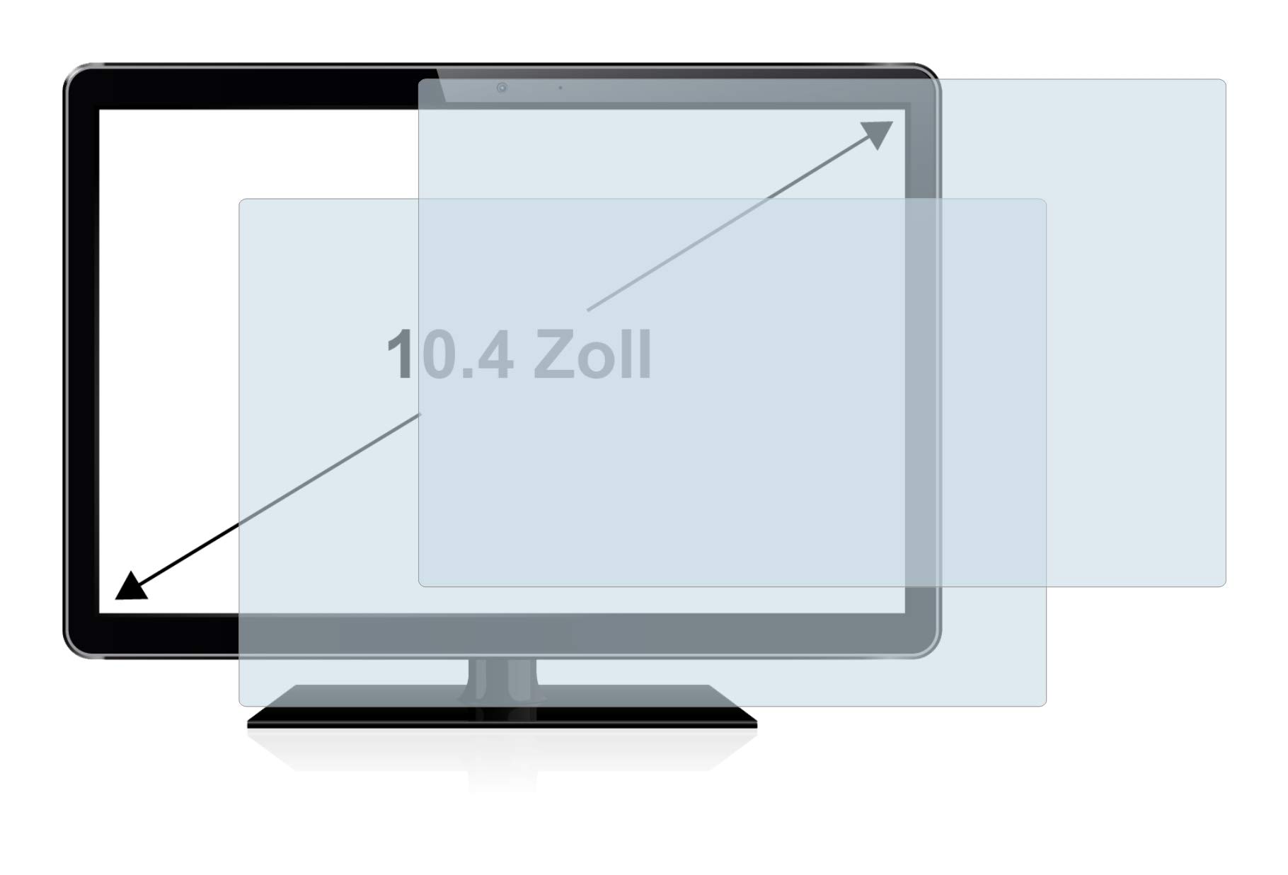 Brotect Pellicola Protettiva Per MEDION Lifetab X10302 (MD 60347) - 2 Pezzi, Trasparente, Anti-Impronte, Made In Germany