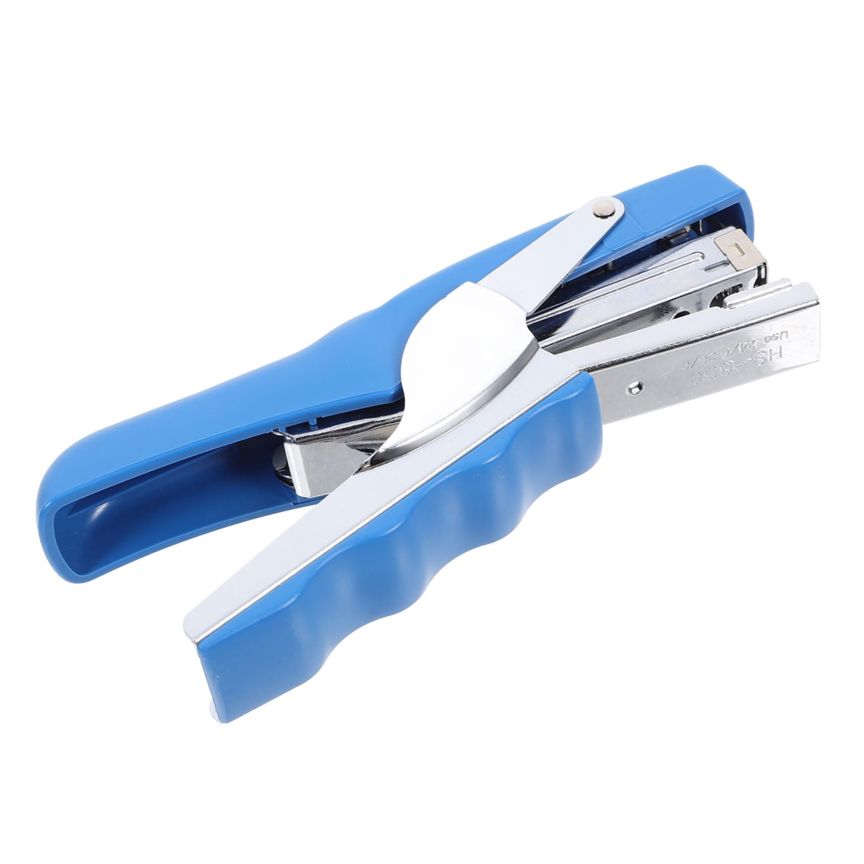 ERINGOGO Desk Stapler Tool Manual Paper Stapler Long Handle for Office Home Use 100 Staples Capacity