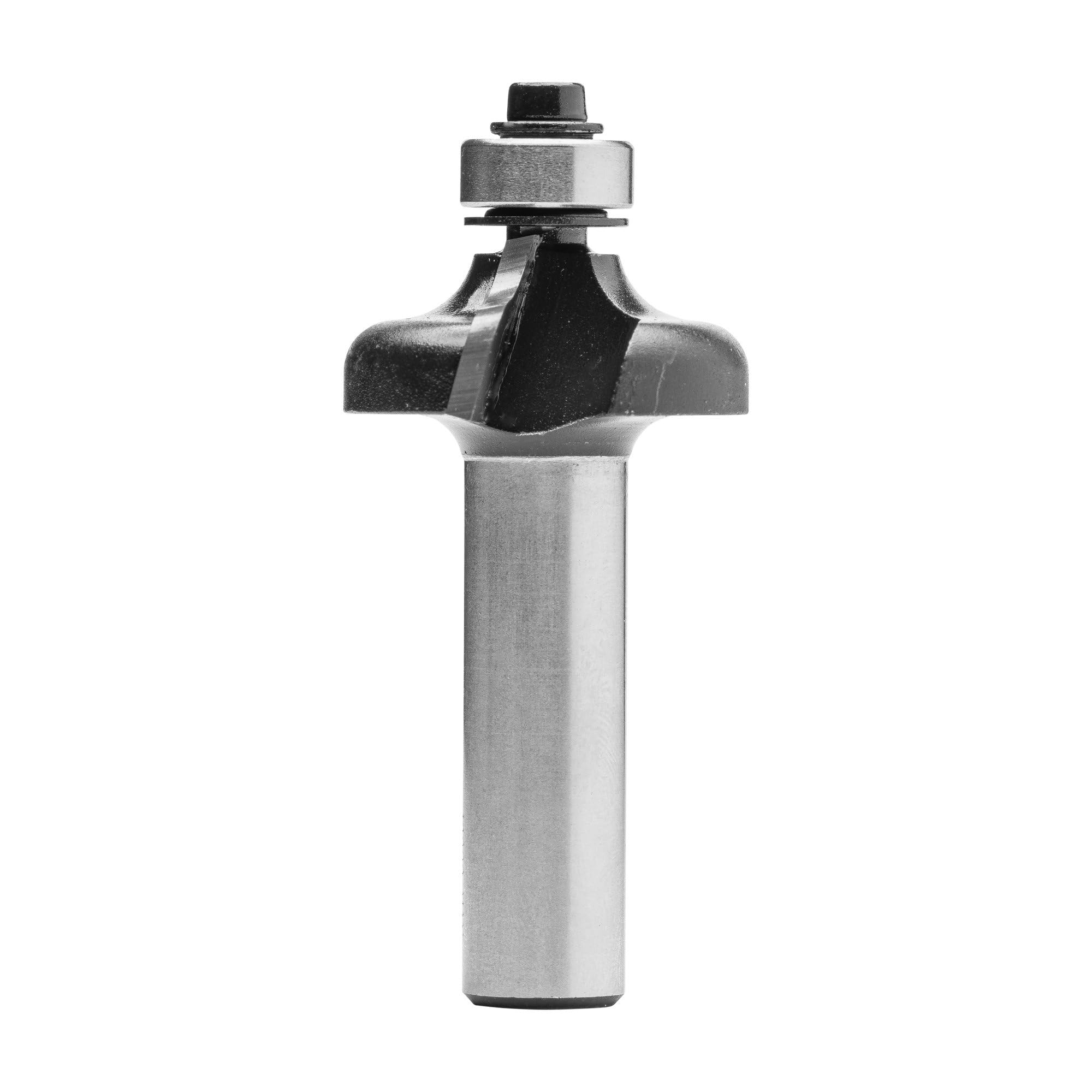 ENT 14910 Frez z weglików spiekanych w wegliku, chwyt (S) 12 mm, srednica (D) 31,8 mm, NL 12,7 mm, R 4,8 mm, SL 40 mm, z lozyskiem kulkowym