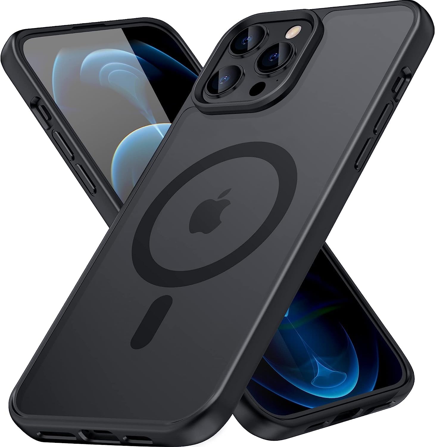 Magnetic Case for iPhone 11 Pro Max Case Mag Safe Wireless Charging Cover Black