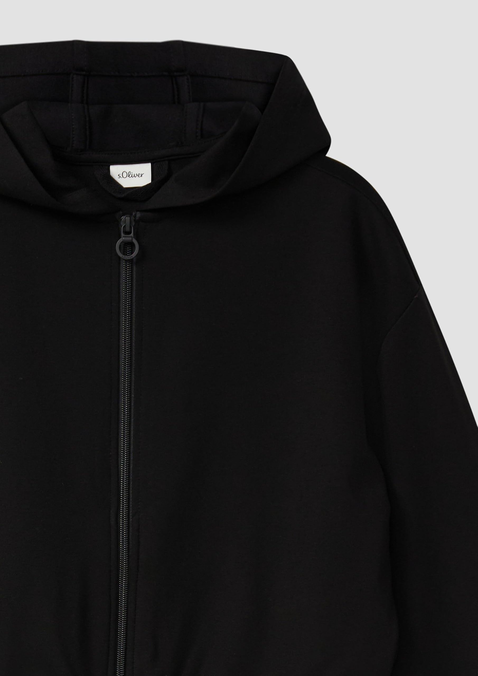 s.Oliver Interlock-Kapuzenjacke im Boxy Fit