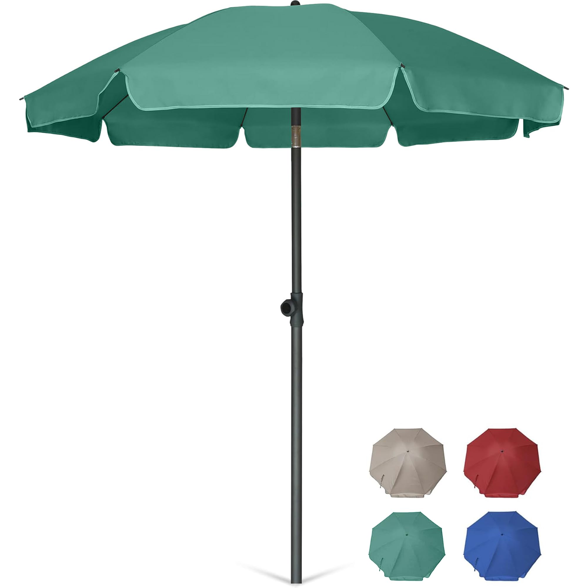6 ft. patio table umbrella AMMSUN Umbrella, 6.5 ft Outdoor with Tilt Steel Pole, UPF50+ Protection, Great for Outdoor Garden Backyard, Green : Patio, Lawn & Garden style for dinner and Electric Bikes. Electric Bikes: Hybrid Commuter Electric Bike Custom Drip Football Visor Tamaño:10