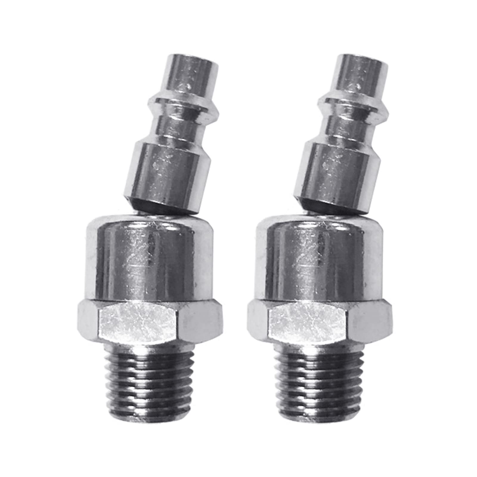 Air Plug-Industrial Automotive-Steel Coupler Plug 1/4-Inch-NPT Male Thread Air Hose-Fittings Compressor Accessory Hose-Fittings