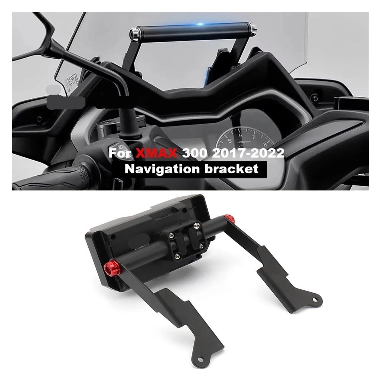 Supporto Per Telefono Cellulare/navigatore GPS Da Montare Sul Manubrio Della Moto Per YAM&AHA XMAX 300 X-MAX X-Max 2017-2022(Style B)