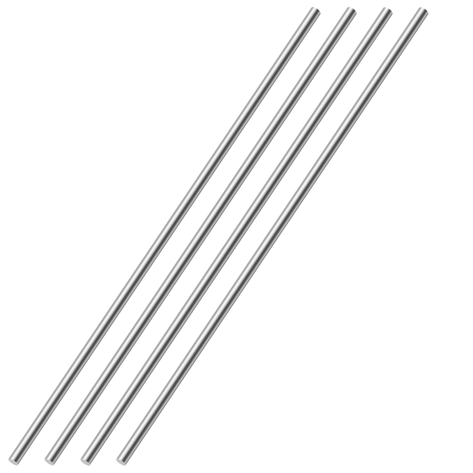 Aste Rotonde in Acciaio Inox 304 4mm 330mm 4 Pezzi per Fai da Te
