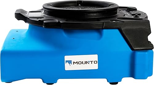 Miniatura 6 de MOUNTO 14hp 1200cfm 2 velocidades de bajo perfil aire mover piso alfombra secador ventilador ventilador para la restauración de daños por agua