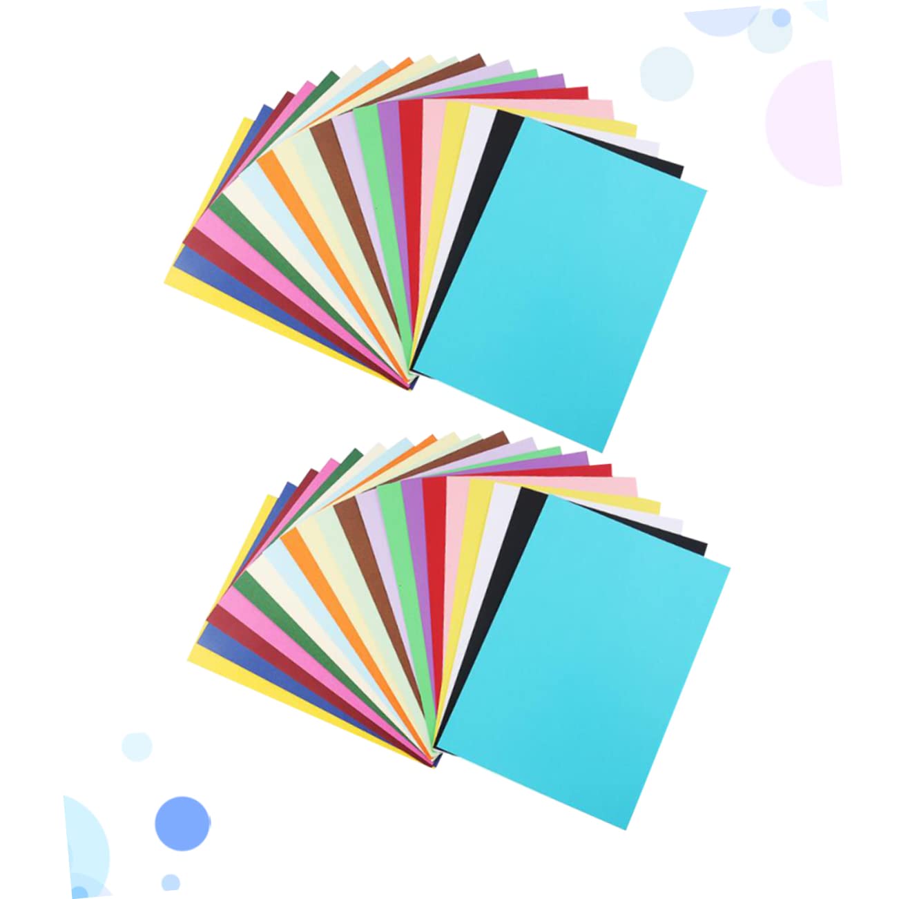 Papier Cartonné Coloré A4 100 Pièces Épais pour Dessin et DIY