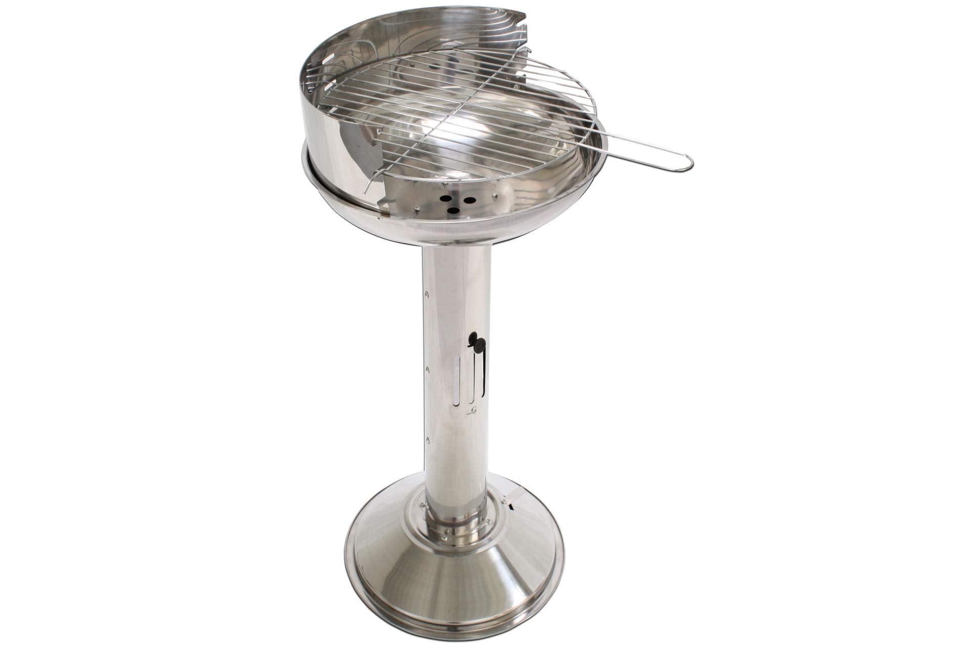 Kynast grill kolumnowy ze stali nierdzewnej, powierzchnia grillowania 39 cm