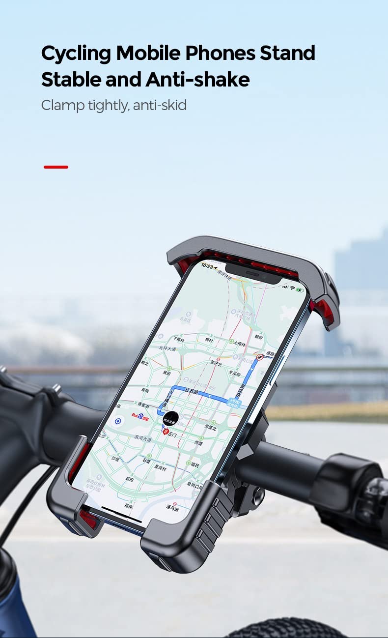para los teléfonos móviles Dentro de 6,7 Pulgadas Soporte de teléfono para la Bicicleta Soporte de teléfono de la Motocicleta Suporte Scooter Kickstand Adecuado